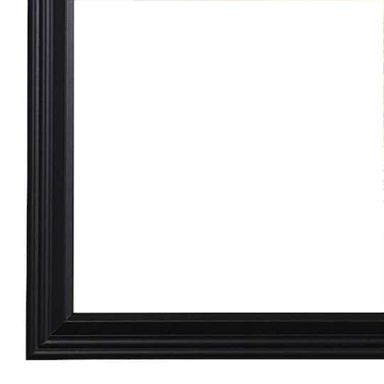 2 frames per box 11x14 Photo Wood Frame with Mat BLACK 